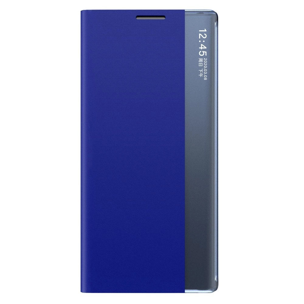 Sleep Case Bookcase Type Case med Smart Window til Xiaomi Redmi K40 Pro + / K40 Pro / K40 / Poco F3 blå