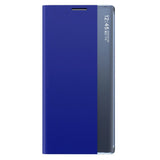 Sleep Case Bookcase Type Case med Smart Window til Xiaomi Redmi K40 Pro + / K40 Pro / K40 / Poco F3 blå
