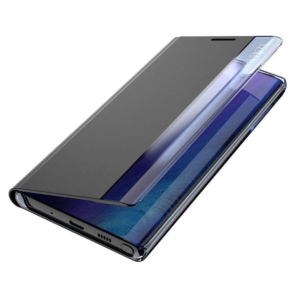 Sleep Case Bookcase Type Case med Smart Window til Xiaomi Redmi K40 Pro + / K40 Pro / K40 / Poco F3 blå