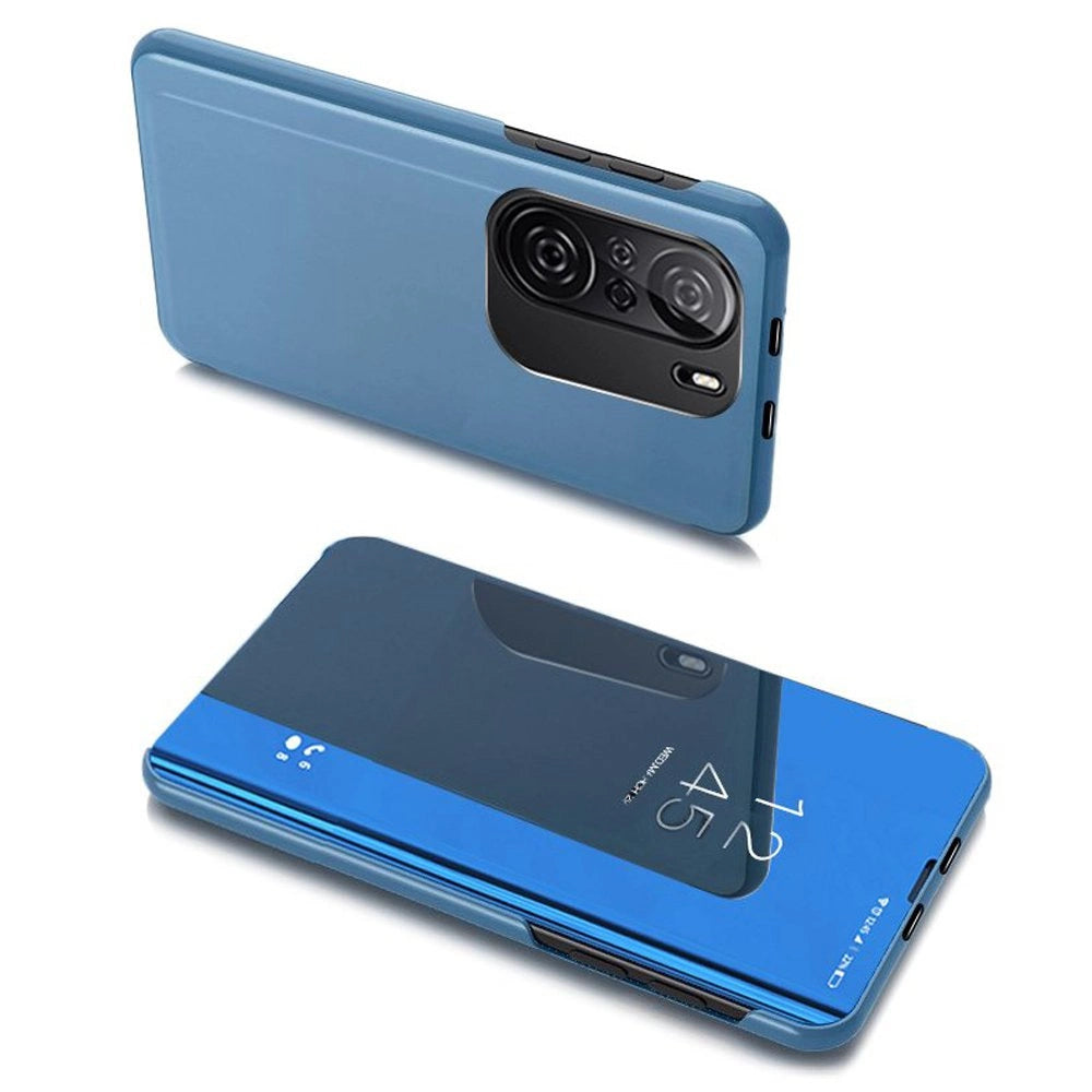 Clear View Case cover til Xiaomi Redmi K40 Pro + / K40 Pro / K40 / Poco F3 blå