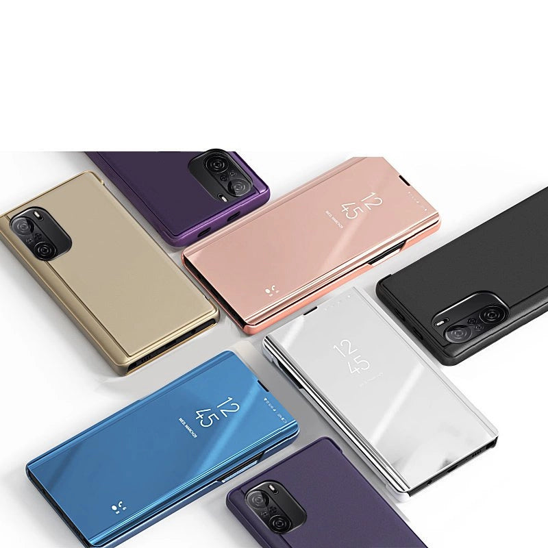 Clear View Case cover til Xiaomi Redmi K40 Pro + / K40 Pro / K40 / Poco F3 blå