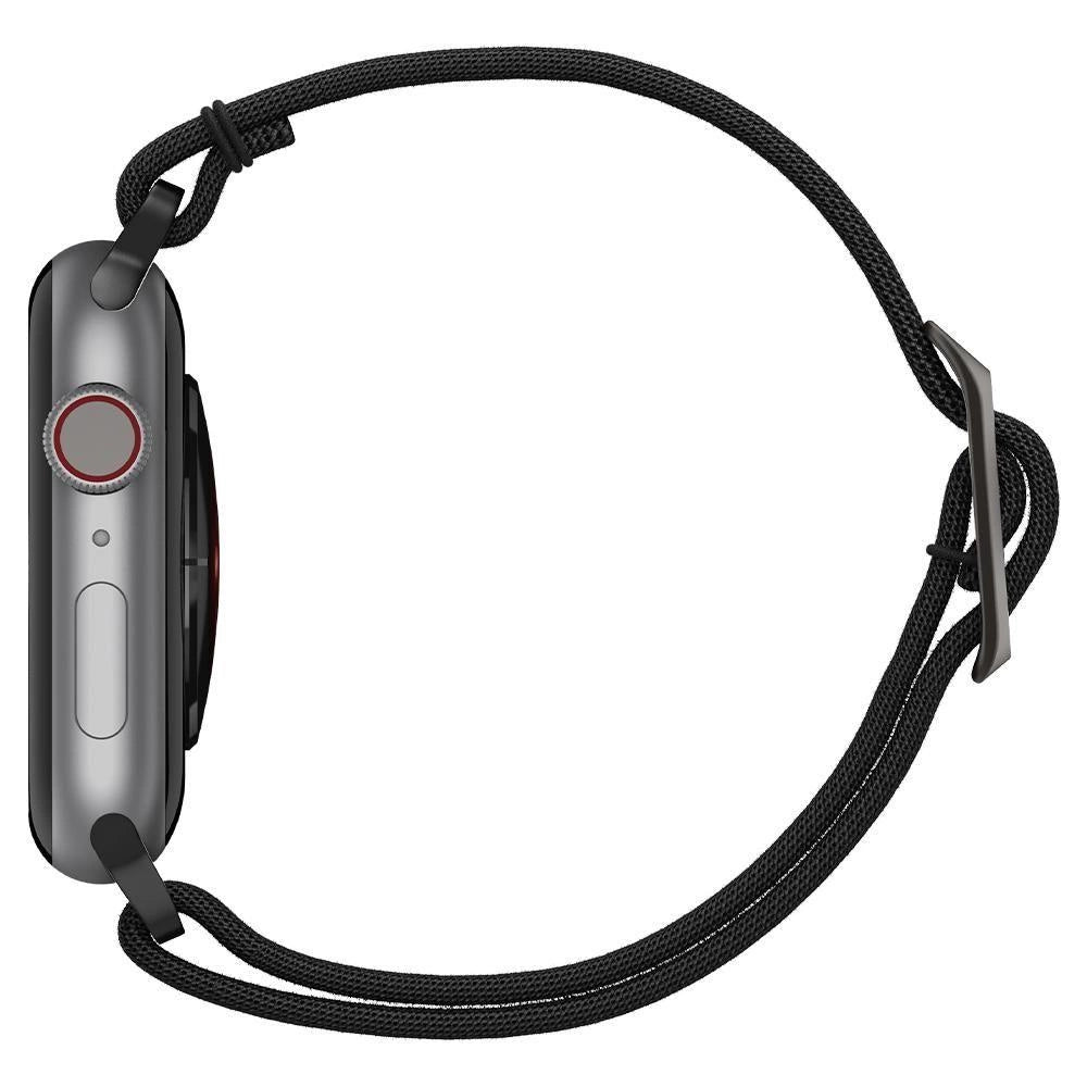Spigen Fit Lite Strap til Apple Watch 4/5/6/7/8/9/SE/Ultra (42/44/45/49 mm) - sort