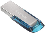 SanDisk Ultra Flair USB-nøgle 32 GB USB Type-A 3.2 Gen 1 (3.1 Gen 1) Blå, Sølv