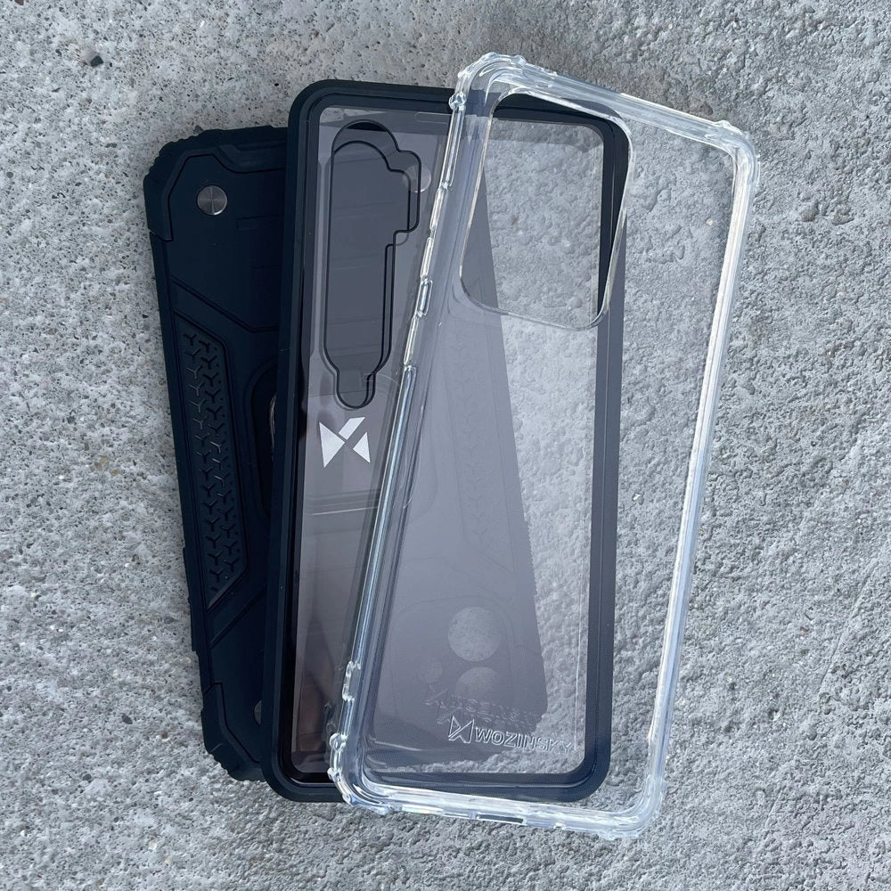 Wozinsky Anti Shock holdbar kuffert med militær grad beskyttelse til Xiaomi Mi 11 gennemsigtig
