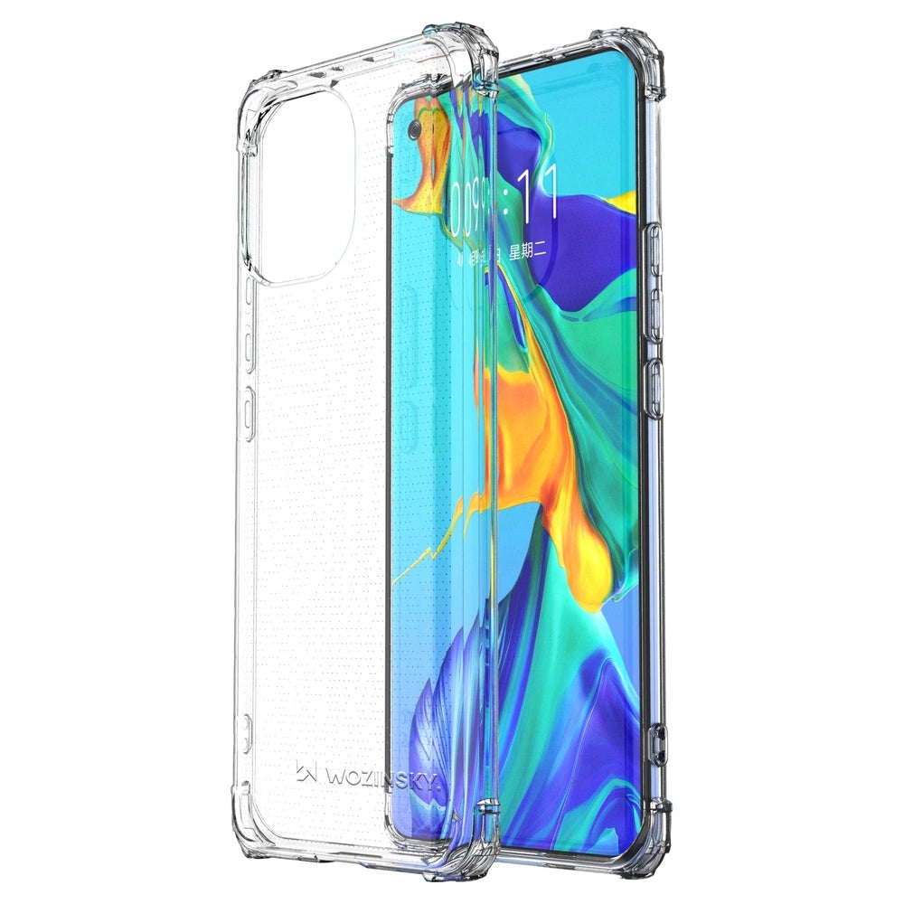 Wozinsky Anti Shock holdbar kuffert med militær grad beskyttelse til Xiaomi Mi 11 gennemsigtig