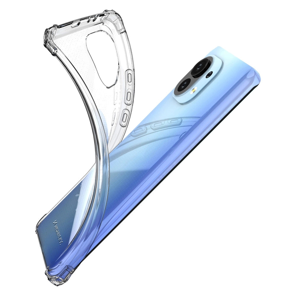 Wozinsky Anti Shock holdbar kuffert med militær grad beskyttelse til Xiaomi Mi 11 gennemsigtig