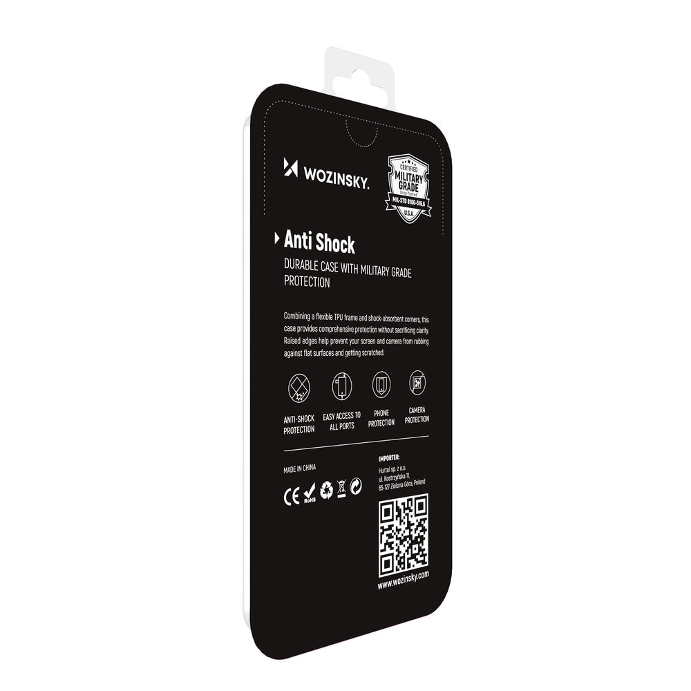 Wozinsky Anti Shock holdbar kuffert med militær grad beskyttelse til Xiaomi Mi 11 gennemsigtig