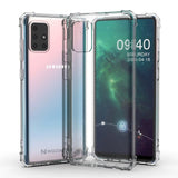 Wozinsky Anti Shock holdbar kuffert med militær grad beskyttelse til Samsung Galaxy A72 4G gennemsigtig