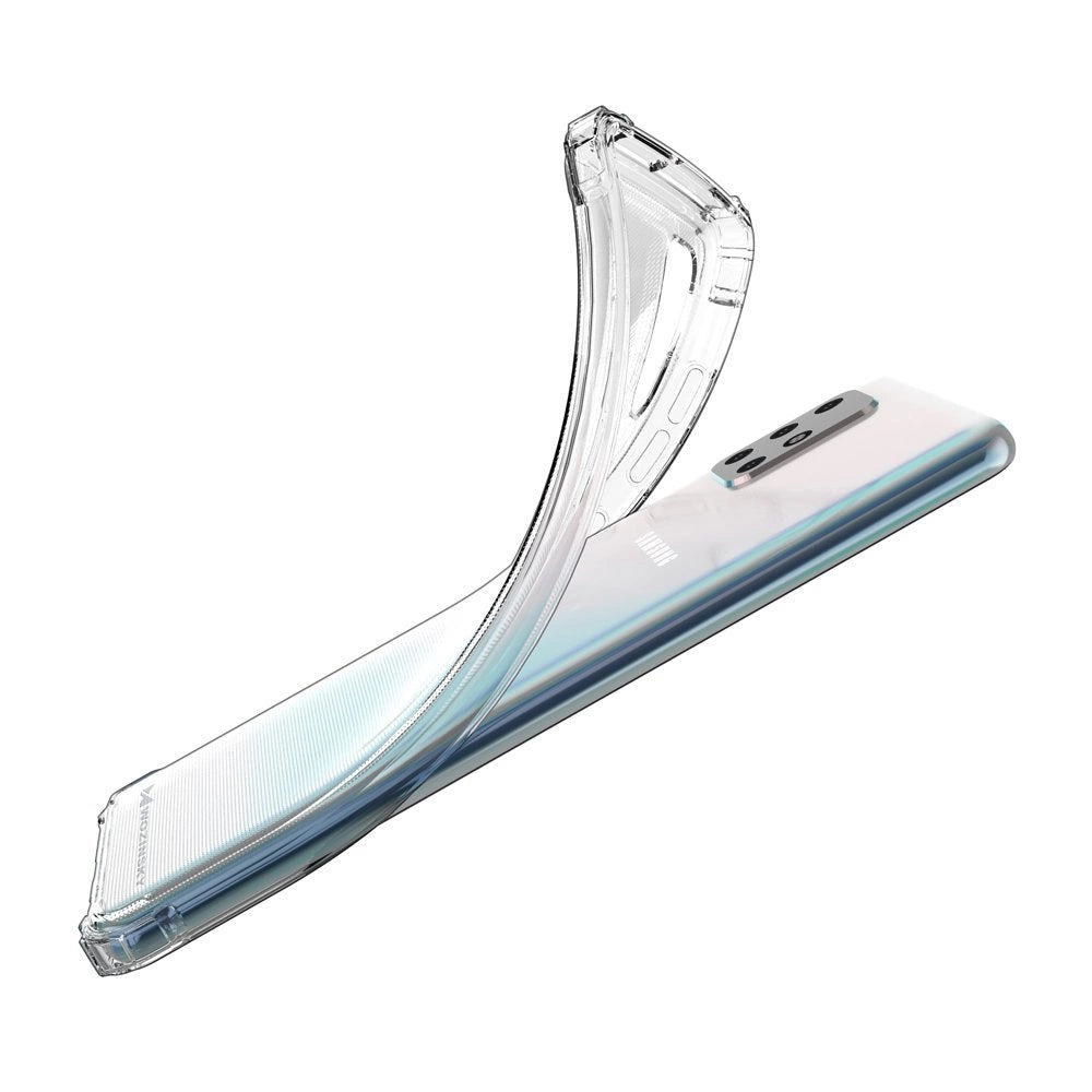 Wozinsky Anti Shock holdbar kuffert med militær grad beskyttelse til Samsung Galaxy A72 4G gennemsigtig