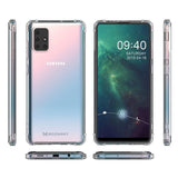 Wozinsky Anti Shock holdbar kuffert med militær grad beskyttelse til Samsung Galaxy A72 4G gennemsigtig