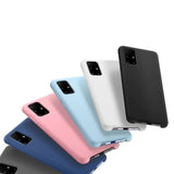 Spring Case klar TPU gel beskyttende cover med farverig ramme til Samsung Galaxy A02s EU sort