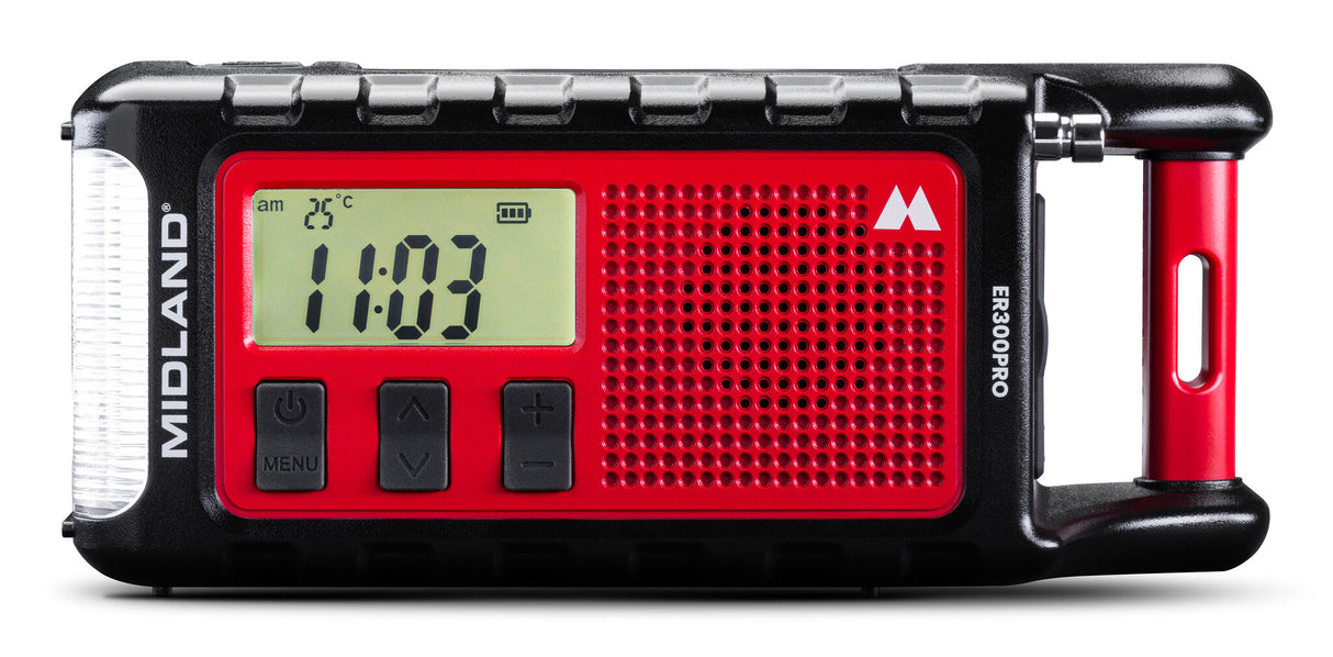 Midland ER 300 Pro Lithium-Ion (Li-Ion) 10000 mAh Sort, Rød
