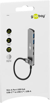 Goobay Slim 4-Port USB-C Hub 2xUSB-C 2xUSB-A