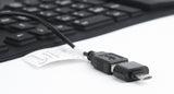Gembird KB-109F-B tastatur USB + PS/2 QWERTY Sort