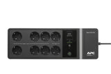 APC Back-UPS 650VA 230V 1 USB charging port - (Offline-) USV UPS-enhed Standby (offline) 0,65 kVA 400 W 8 AC stikkontakt(er)
