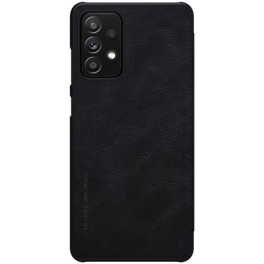 Nillkin Qin læderhylster for Samsung Galaxy A72 4G sort