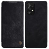 Nillkin Qin læderhylster for Samsung Galaxy A72 4G sort