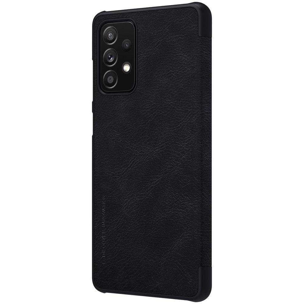 Nillkin Qin læderhylster for Samsung Galaxy A72 4G sort