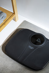 Adler AD 8172B badevægt Firkant Sort Elektronisk personlig vægt