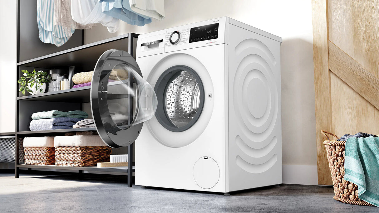 Bosch Serie 6 WNG2540LSN vaskemaskine - tørretumbler Fritstående Front-læsning Hvid
