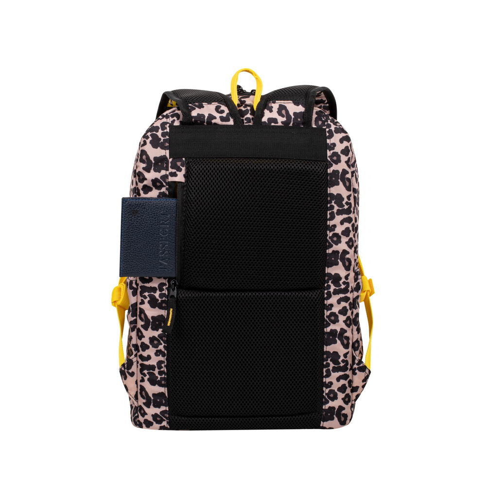 Rivacase Erebus 33,8 cm (13.3") Rygsæk Beige, Sort, Gul