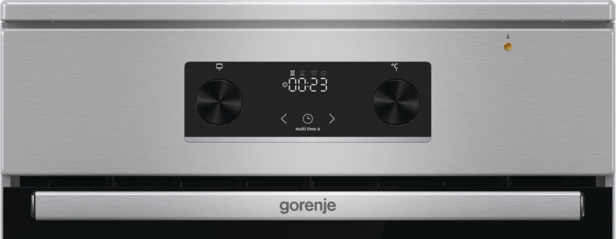 Gorenje 740742 komfur og ovn Fritstående komfur Elektrisk Zone induktionskogeplade Rustfrit stål