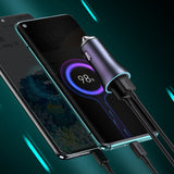 Baseus Golden Contactor Pro fast car charger USB Type C / USB 40 W Power Delivery 3.0 Quick Charge 4+ SCP FCP AFC + USB Type C cable - Lightning gray (TZCCJD-B0G)