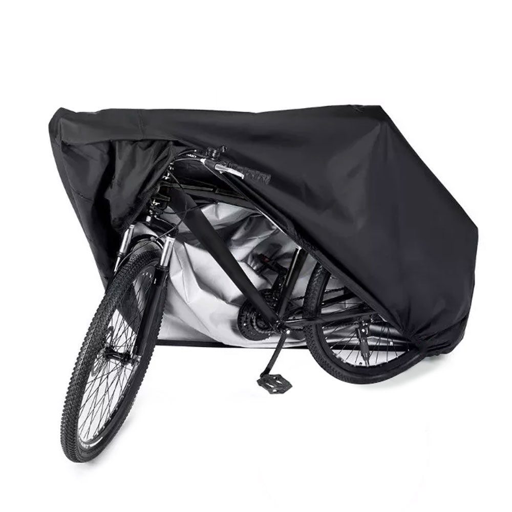Vandtæt grilldæksel, cykeldæksel, cykeldæksel, dæk til havemøbler, XL-dæk sort