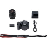 Canon EOS 250D 24.1Megapixel Sort Sort Digitalkamera