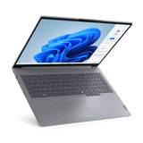 Lenovo ThinkBook 16 AMD Ryzen™ 5 7535HS Laptop 40,6 cm (16") WUXGA 16 GB DDR5-SDRAM 256 GB SSD Wi-Fi 6E (802.11ax) Windows 11 Pro Nordisk Grå