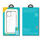 Joyroom New Beauty Series ultra tynde æske med galvaniseret ramme til iPhone 12 Pro sort (JR-BP743)