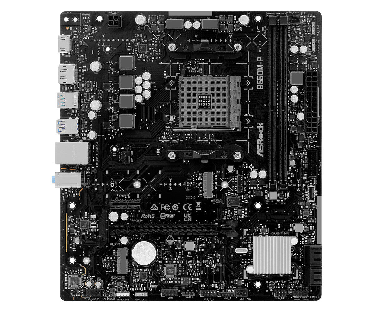 ASRock B550M-P Micro-ATX AM4 AMD B550