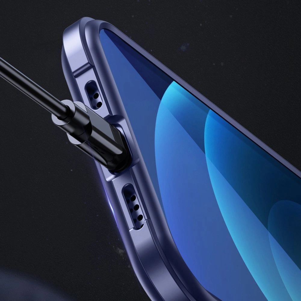 Joyroom Frigate Series holdbar hårdkasse til iPhone 12 Pro Max blå (JR-BP772)
