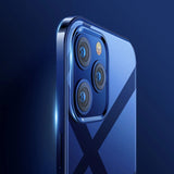Joyroom New Beautiful Series ultra tynd kuffert med galvaniseret ramme til iPhone 12 Pro Max sort (JR-BP796)