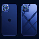 Joyroom New Beautiful Series ultra tynd kuffert med galvaniseret ramme til iPhone 12 Pro Max sort (JR-BP796)