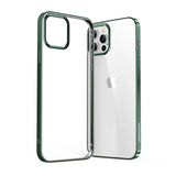 Joyroom New Beautiful Series ultra tynd kuffert med galvaniseret ramme til iPhone 12 Pro Max grøn (JR-BP796)