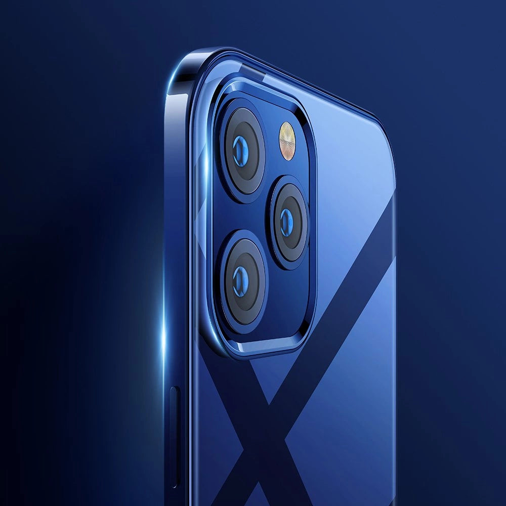 Joyroom New Beautiful Series ultra tynd kuffert med galvaniseret ramme til iPhone 12 Pro Max grøn (JR-BP796)