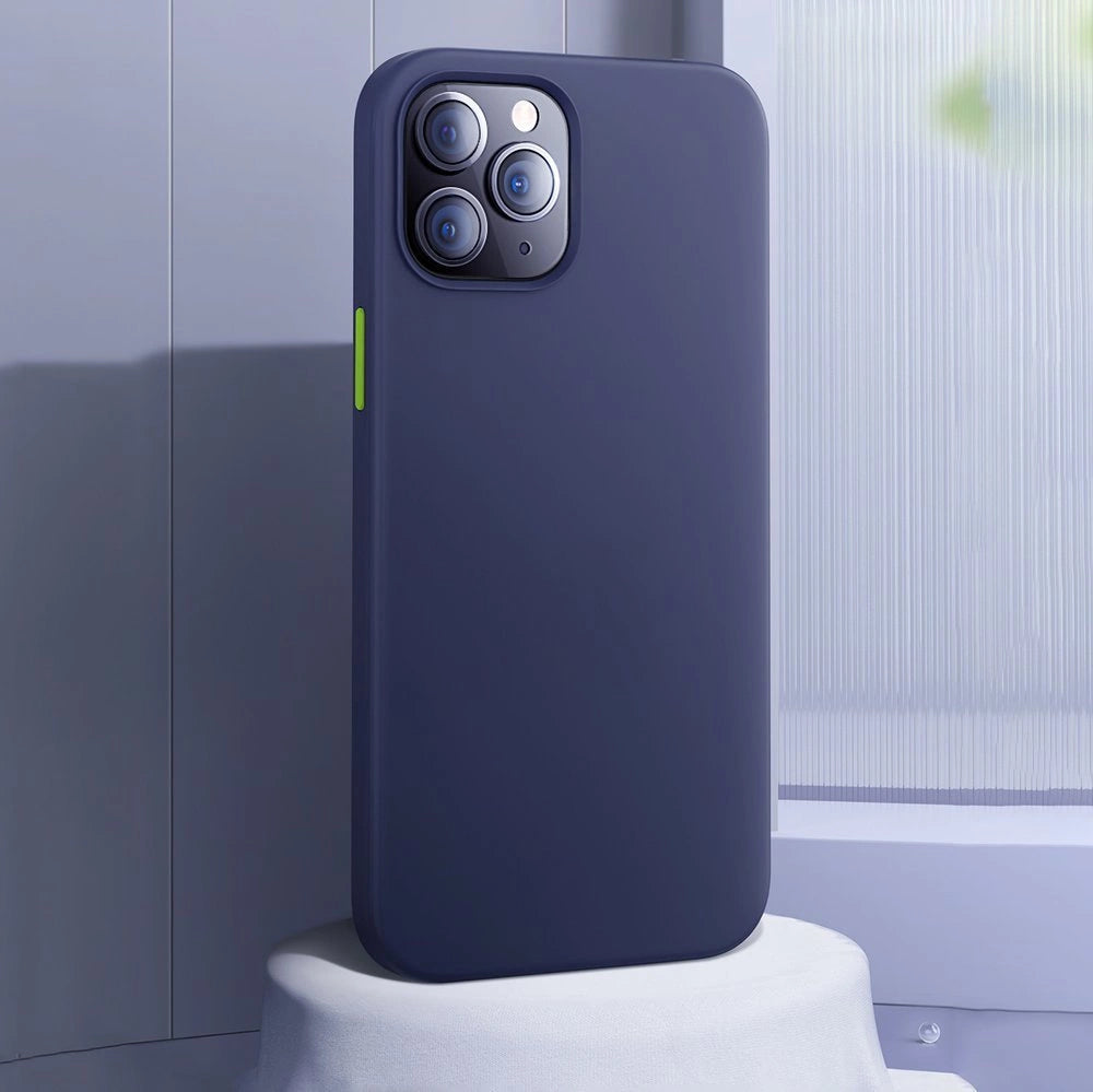 Joyroom Color Series-foder for iPhone 12 Pro Max blå (JR-BP800)