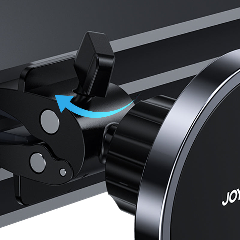 Joyroom Car Magnetic Holder Qi Wireless Inductive Charger 15W (MagSafe Compatible for iPhone) Black (JR-ZS240)