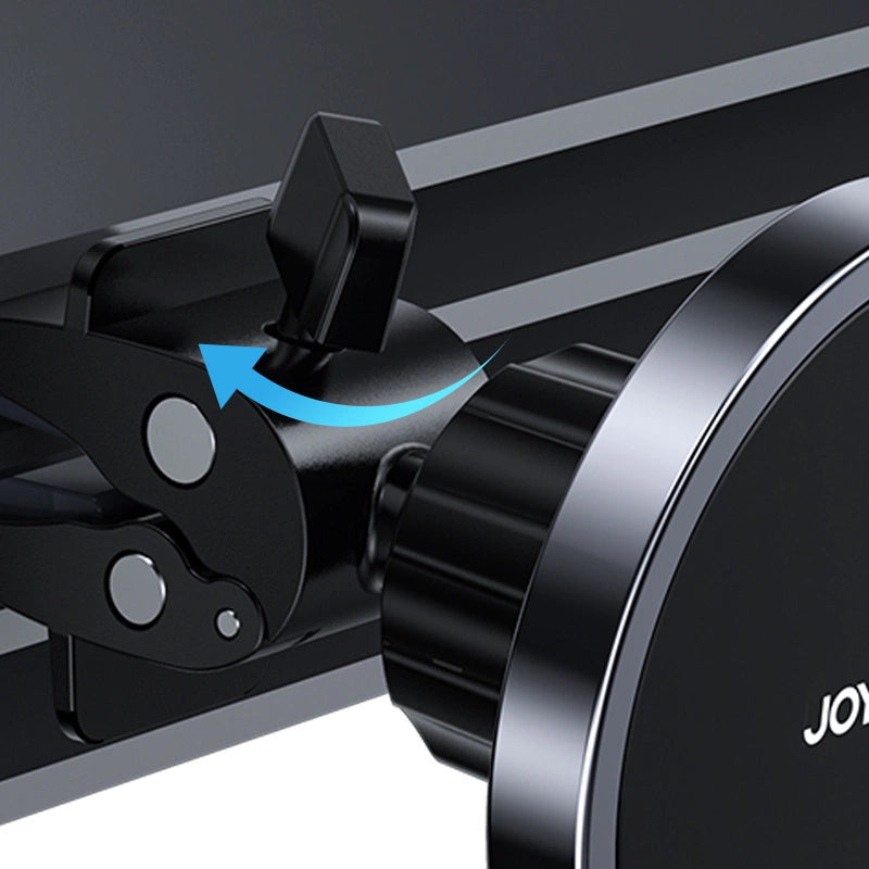 Joyroom Car Magnetic Holder Qi Wireless Inductive Charger 15W (MagSafe Kompatibel til iPhone) Sort (JR-ZS240)