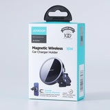 Joyroom Car Magnetic Holder Qi Wireless Inductive Charger 15W (MagSafe Kompatibel til iPhone) Sort (JR-ZS240)