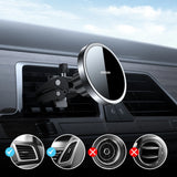 Joyroom Car Magnetic Holder Qi Wireless Inductive Charger 15W (MagSafe Kompatibel til iPhone) Sort (JR-ZS240)