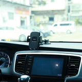 Joyroom car phone holder with flexible arm for dashboard or windshield, black (JR-ZS259)