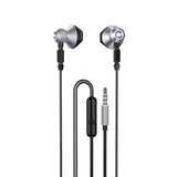 Dudao Metal Wired Earbuds 3,5 mm Mini Jack Gray (X2C-Gray)