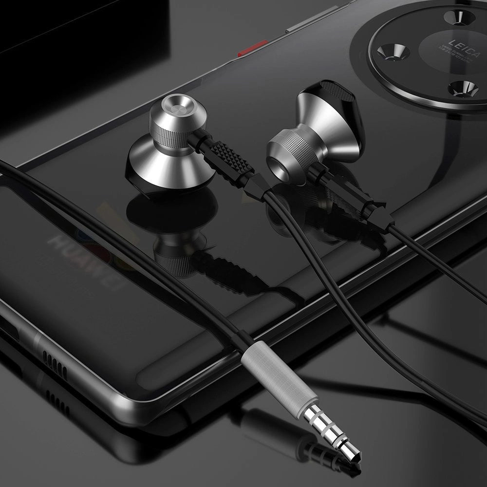 Dudao Metal Wired Earbuds 3,5 mm Mini Jack Gray (X2C-Gray)