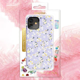 Kingxbar Blossom-kasse dekoreret med originale Swarovski-krystaller iPhone 12 mini flerfarvet (Lily)