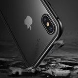 Wozinsky Full Magnetic Case Full Body Front og Back Cover med indbygget glas til Samsung Galaxy A72 4G sort-gennemsigtig