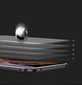 Wozinsky Full Magnetic Case Full Body Front og Back Cover med indbygget glas til Samsung Galaxy A72 4G sort-gennemsigtig