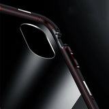 Wozinsky Full Magnetic Case Full Body Front og Back Cover med indbygget glas til Samsung Galaxy A72 4G sort-gennemsigtig
