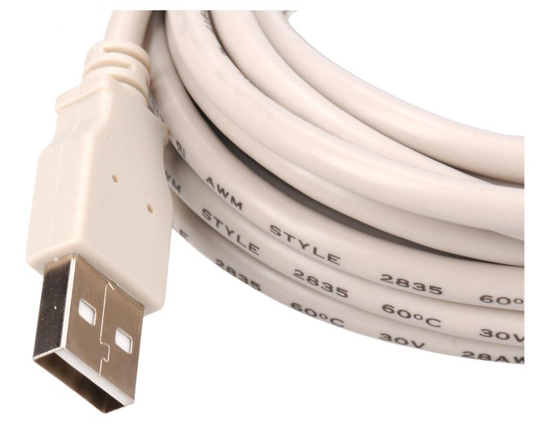 USB-FORLÆNGERLEDNING TYPE-A-HAN/TYPE-A-HUN 5,0M